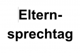 Elternsprechtag